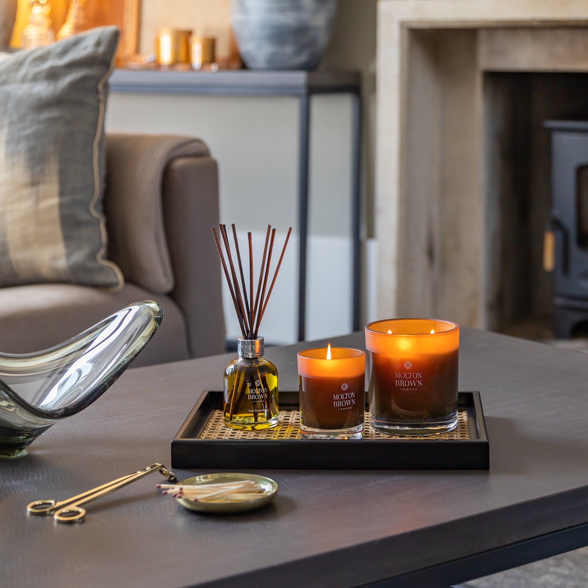 Molton Brown Black Peppercorn Single Wick Candle 180g