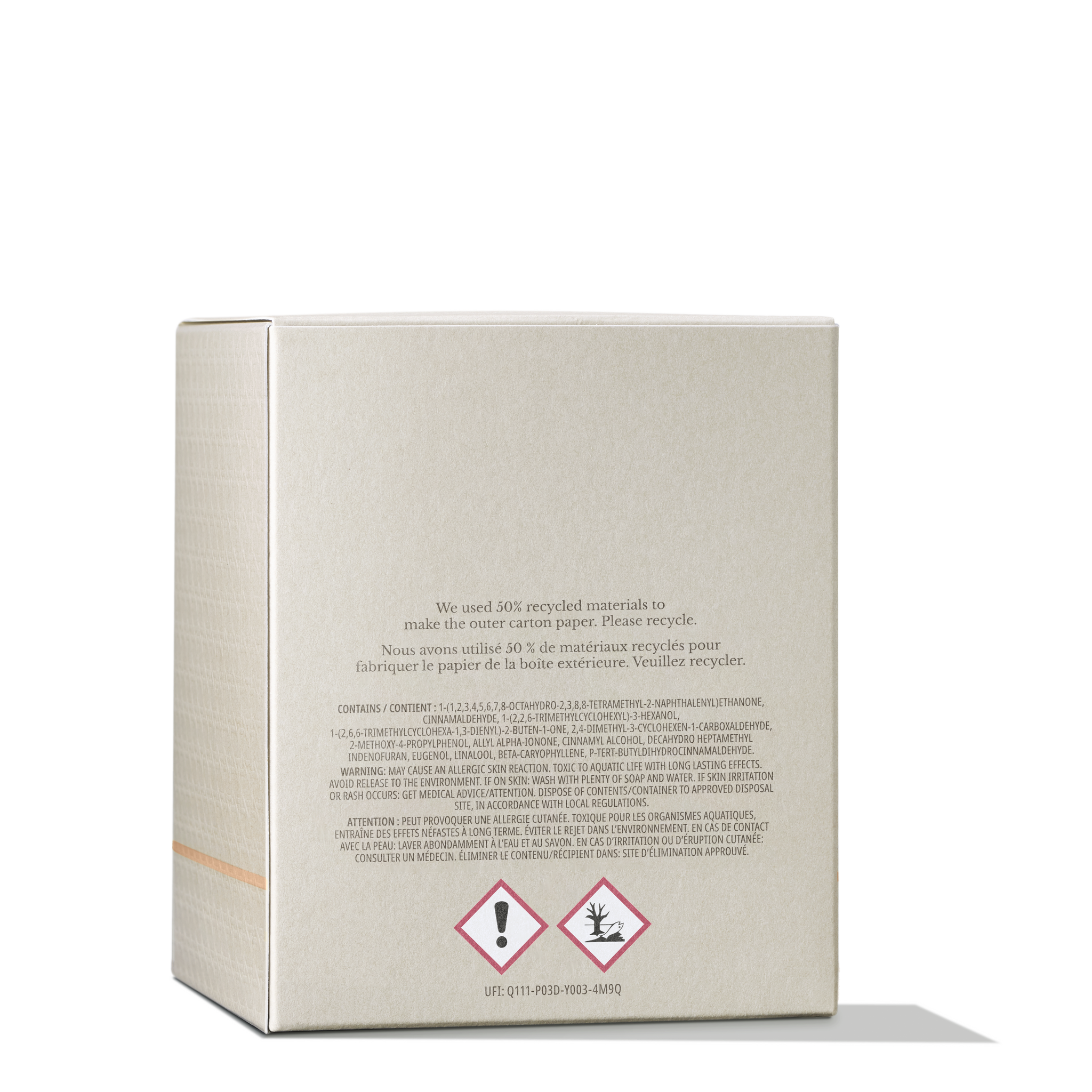 Molton Brown Mesmerising Oudh Accord & Gold Signature Candle 190g