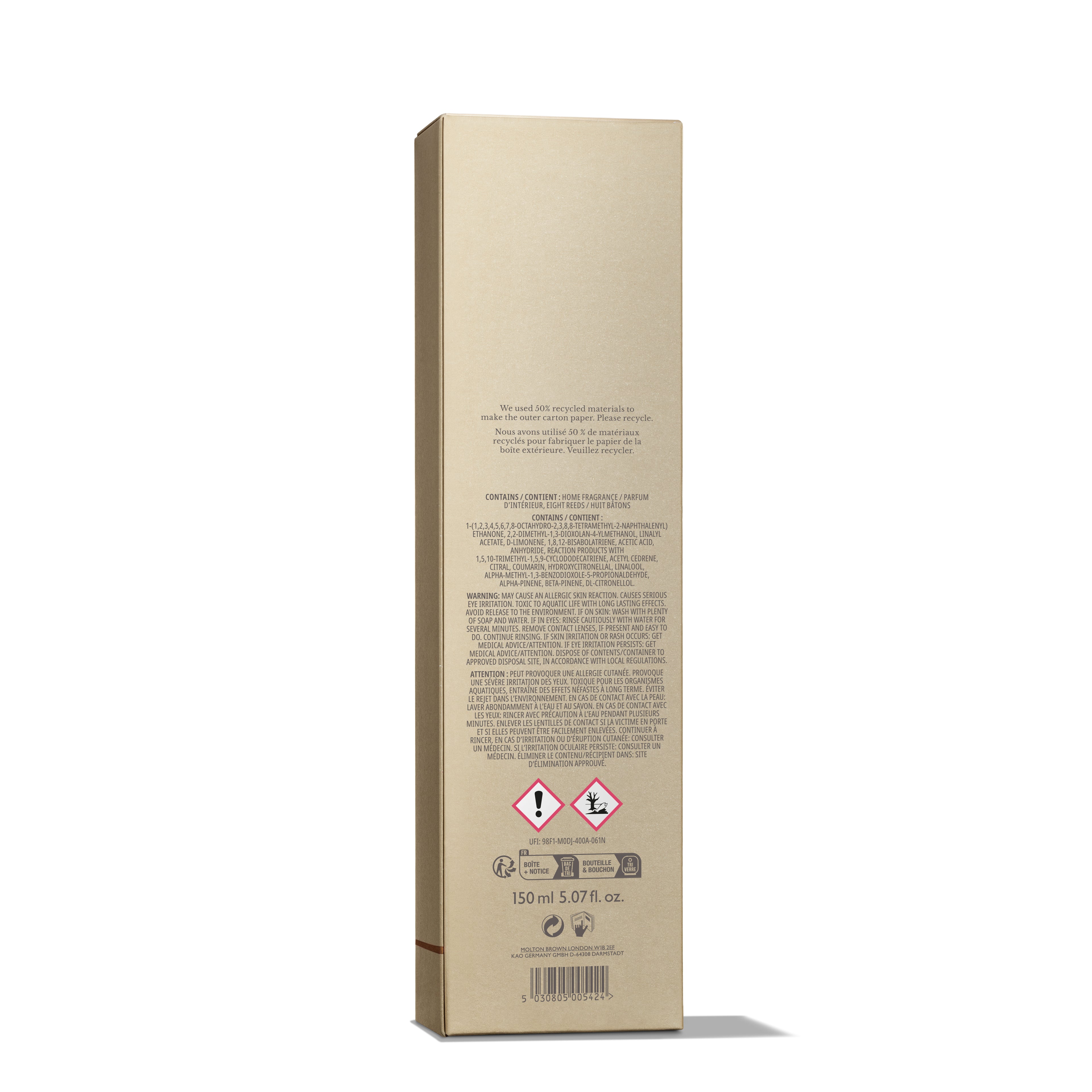 Molton Brown Re-charge Black Pepper Aroma Reeds Refill 150ml