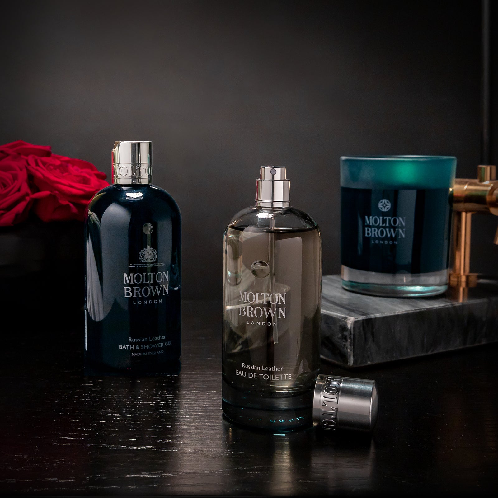 Molton Brown Dark Leather Bath & Shower Gel 300ml