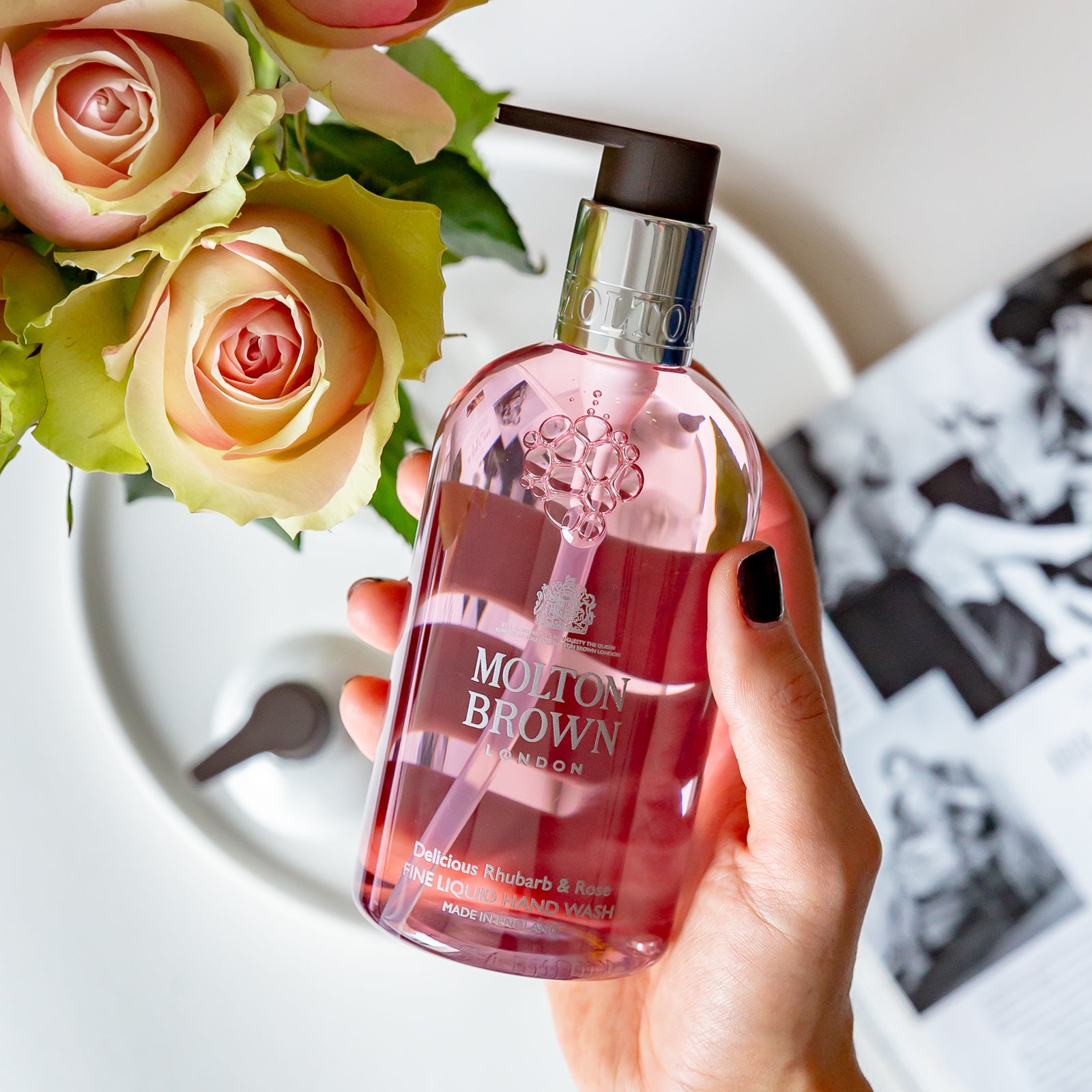 Molton Brown Delicious Rhubarb & Rose Fine Liquid Hand Wash 300ml