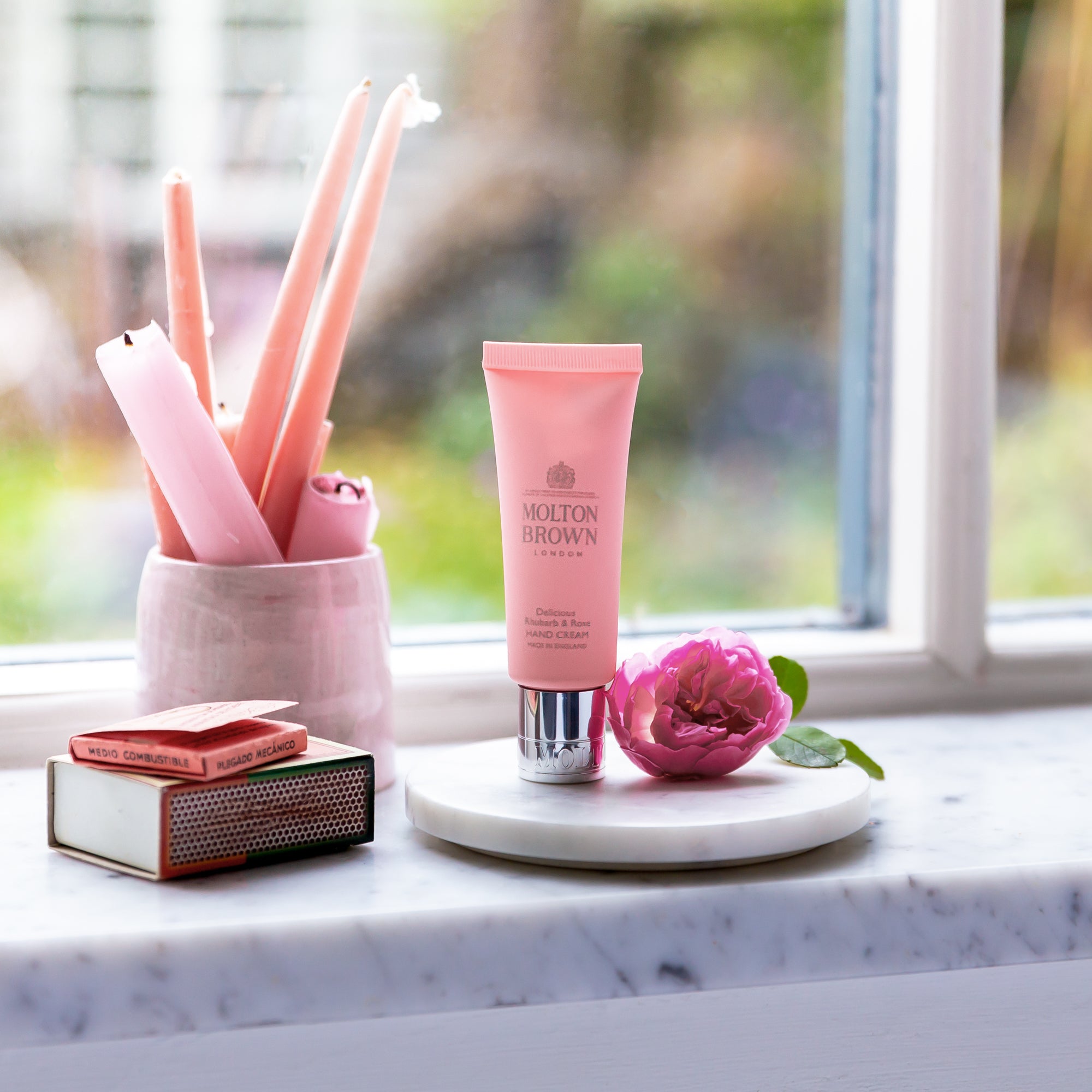 Delicious Rhubarb & Rose Hand Cream 40ml